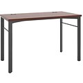 HON Manage Table Desk, 48W x 23-1/2D, Chestnut Laminate, Ash Finish (BSXMNG48WKSLC)