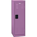 Single tier locker, recessed handle, 15x15x48, grape juice