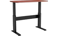 Eficiente LT Electronic Adjustable 24" x 60" Desk with Cherry Worksurface