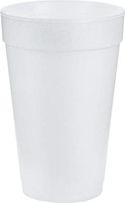 Dart Foam Hot/Cold Cup, 14 oz., White, 1000/Carton (DCC14J16)