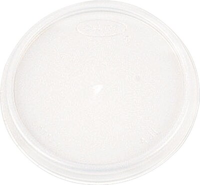 Dart® Vented Foam Container Lids, 32 oz., Translucent, 500/Carton (32JL)