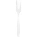 Solo Guildware® Extra Heavyweight Polystyrene Fork, White, 1000/Carton