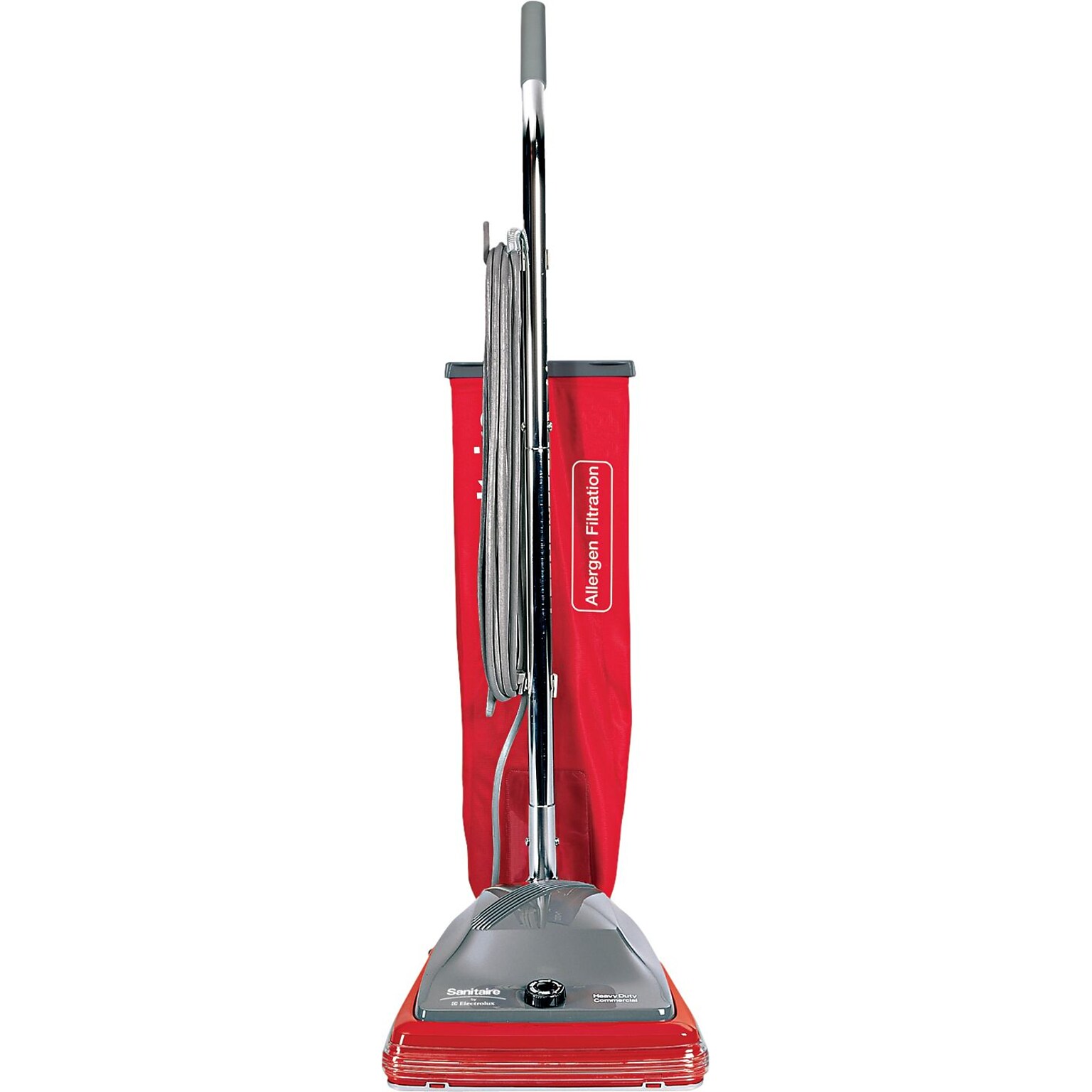 Electrolux Sanitaire Commercial Standard Upright Vacuum, Gray, Red (SC688A)