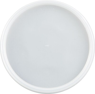 Dart® Vented Foam Container Lids, 48 oz., Translucent, 500/Carton (48JL)