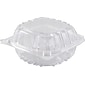 Dart® ClearSeal® Clear Hinged Containers 6 x 5.75 x 3”, 500/Pack (C57PST1)