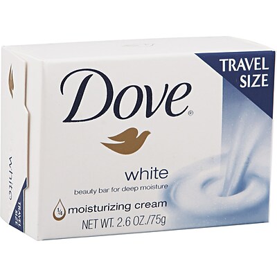 Dove® White Travel Size Bar Soap With Moisturizing Lotion, 2.6 Oz., 36/CT (CB126811)