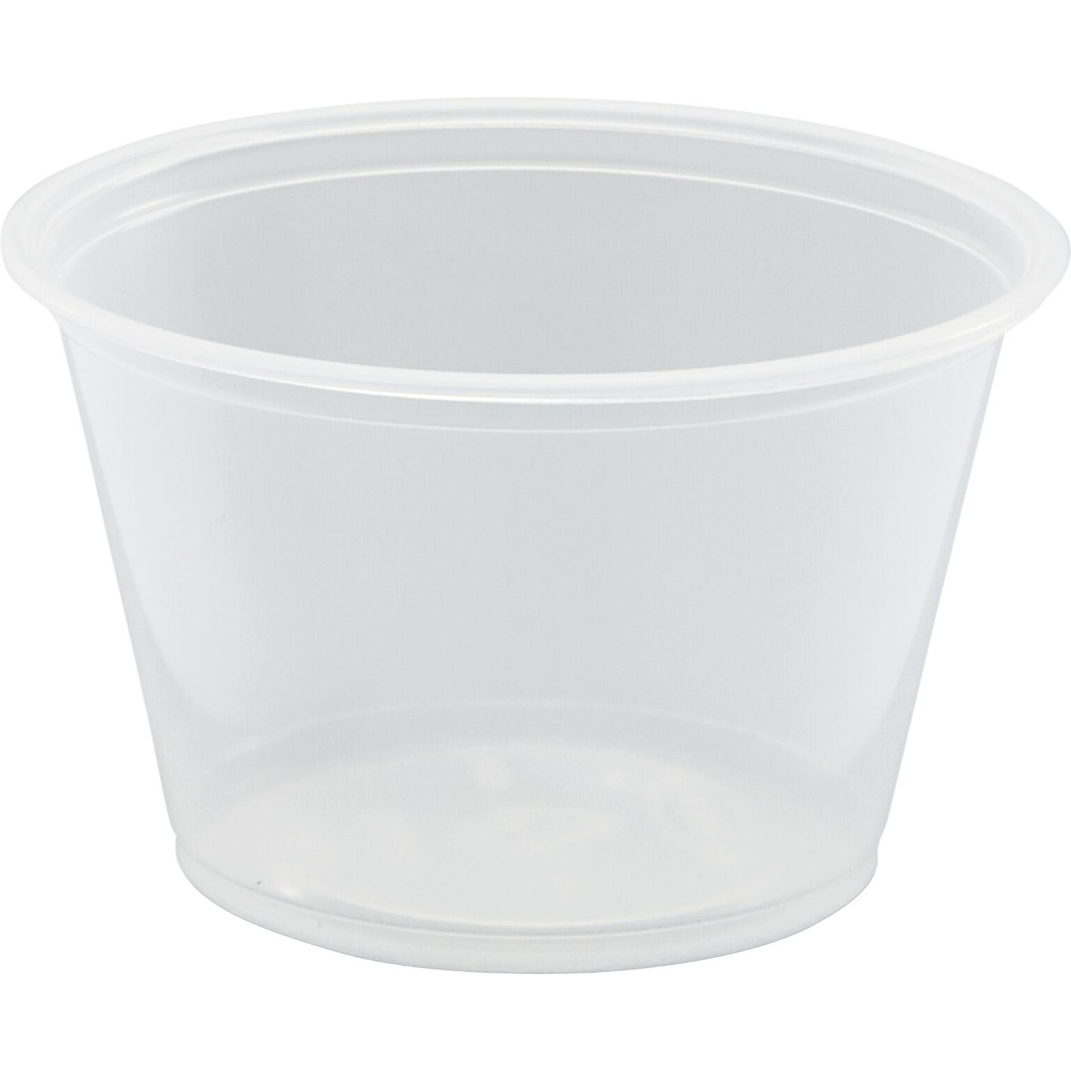 Dart® Conex Complements® Plastic Portion Containers 4 oz., Translucent, 2500/Carton (400PC) (400PC)