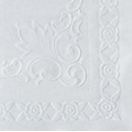 Hoffmaster® Placemats, Classic Embossed Straight Edge, White, 10Wx14L, 1000/Pack