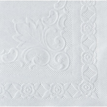 Hoffmaster® Placemats, Classic Embossed Straight Edge, White, 10Wx14L, 1000/Pack