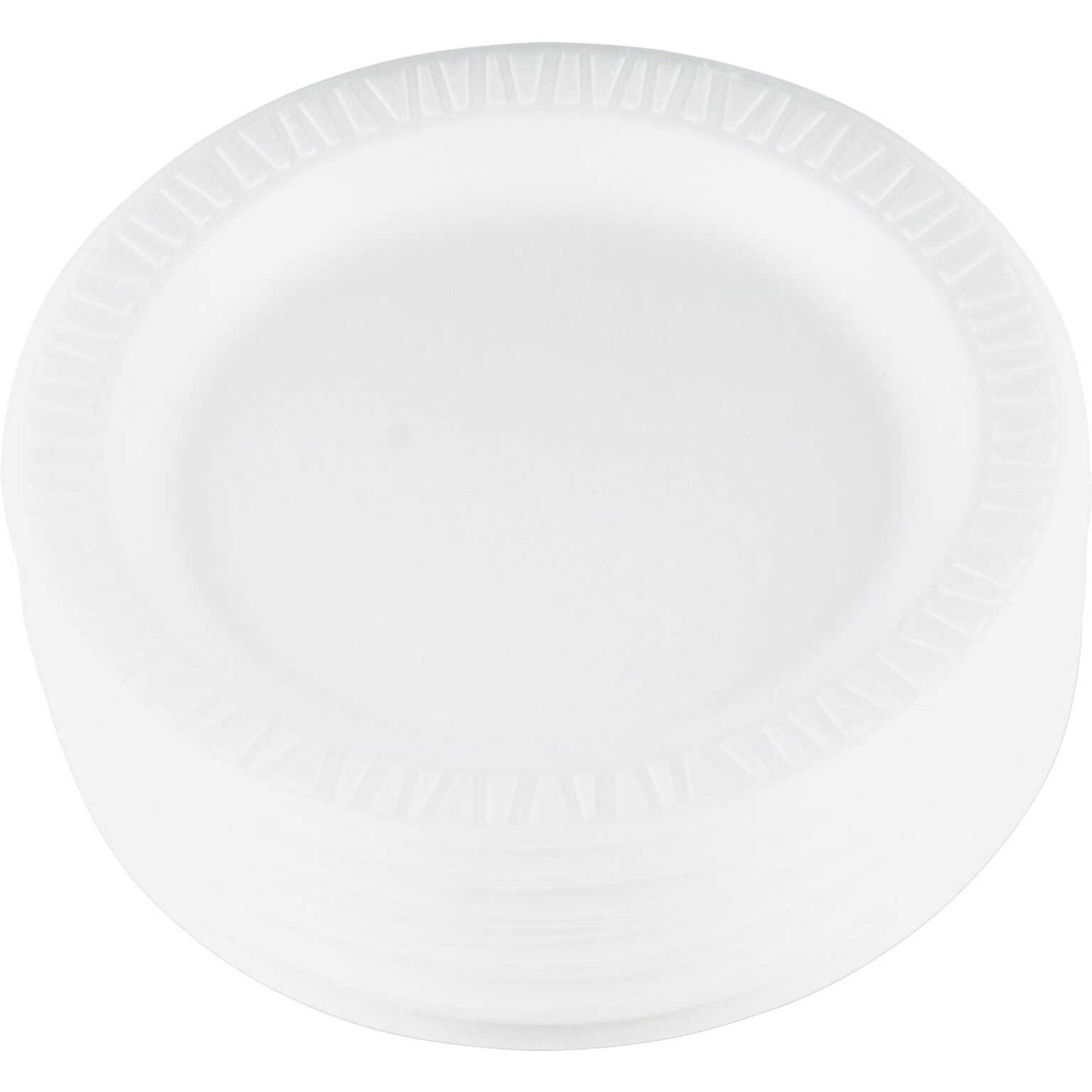 Dart® Quiet Classic® Foam Plates 9, White, 500/Carton (9PWQ)