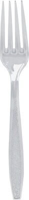 Solo® Guildware® Extra Heavyweight Polystyrene Fork, Clear, 1000/Carton