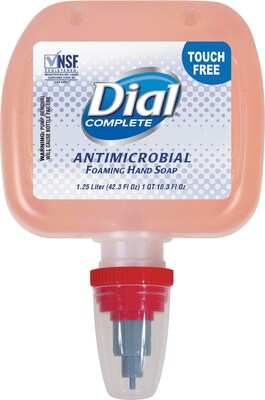 Dial Complete Foam Hand Soap Refill, 1.25L, 3/Carton (DIA99135)