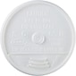 Dart® Sip Thru® Foam Cup Lids, 12 oz., White, 1000/Carton (12UL)