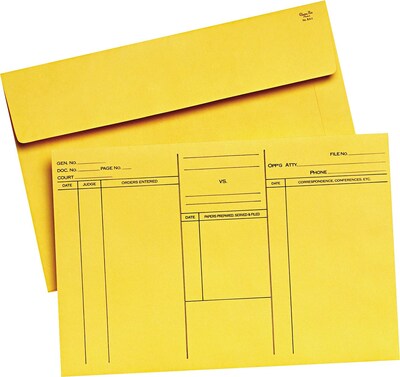 Quality Park® Attorneys Open-Side Envelope; 10x14-3/4, Cameo Buff, 100/Box