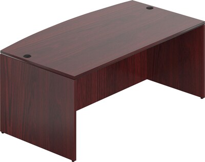 GIS Offices To Go Ventnor Series 70 Bow-Front Desk, Cordovan (TDVF7240BDSCCH)