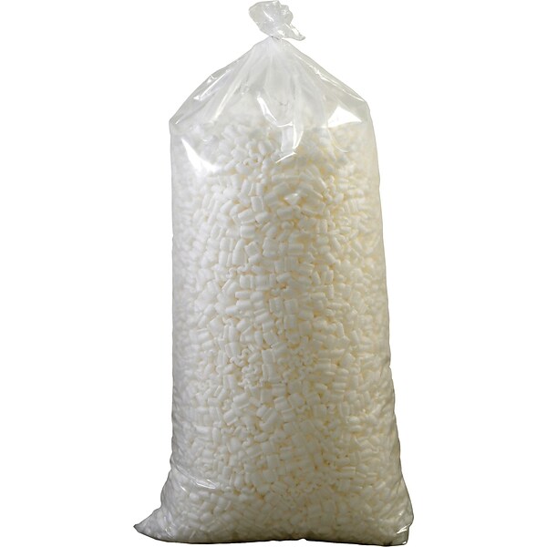 Partners Brand Environmentally Friendly Loose Fill Packing Peanuts, 7 Cubic Feet, White (7NUTSB)