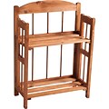 Lavish Home Wood Bookcase 2 Shelf