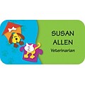 Custom Printed Medical Arts Press® Full-Color Veterinary Name Badges; Standard, Barnyard