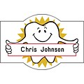 Medical Arts Press® Dental Designer Name Badges; Die-Cut, Smile Team®