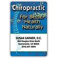 Medical Arts Press® 2x3 Glossy Full Color Chiropractic Magnets; Chiropractic/Naturally