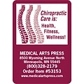 Medical Arts Press® Color Choice Magnets; Three Spines in Rectangle