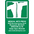 Medical Arts Press® Color Choice Magnets; Spine in Human Back