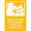 Medical Arts Press® Color Choice Magnets; Happy Dog and Cat