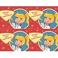 Medical Arts Press® Laser Postcards; Retro Welcome Blond Girl, 100/Pk