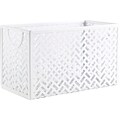Quill Brand® White Zigzag Storage Box (26845)