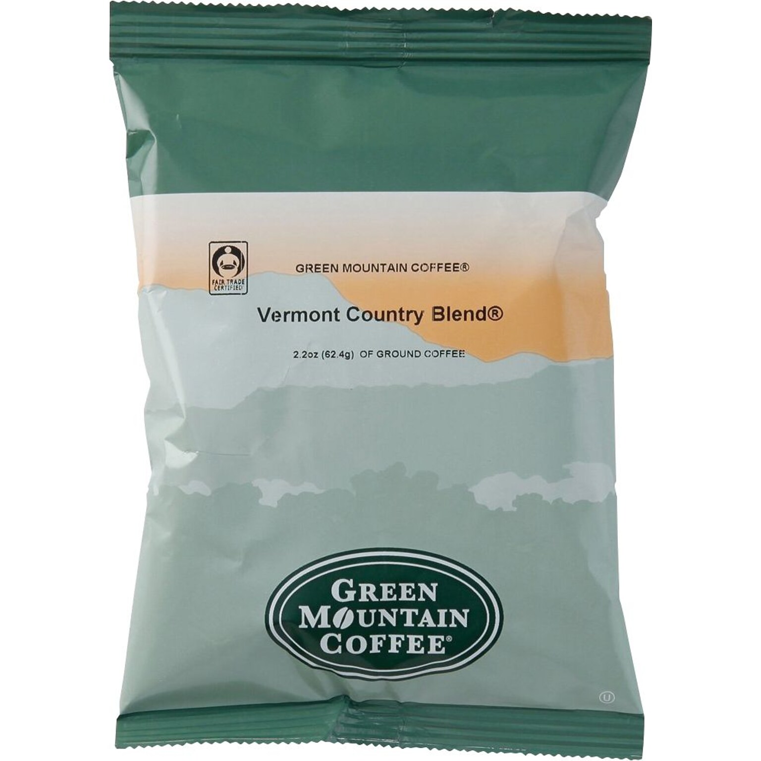 Green Mountain Vermont Country Blend Decaf Coffee Packs, Medium Roast, 2.2 oz., 50/Carton (GMT5161)