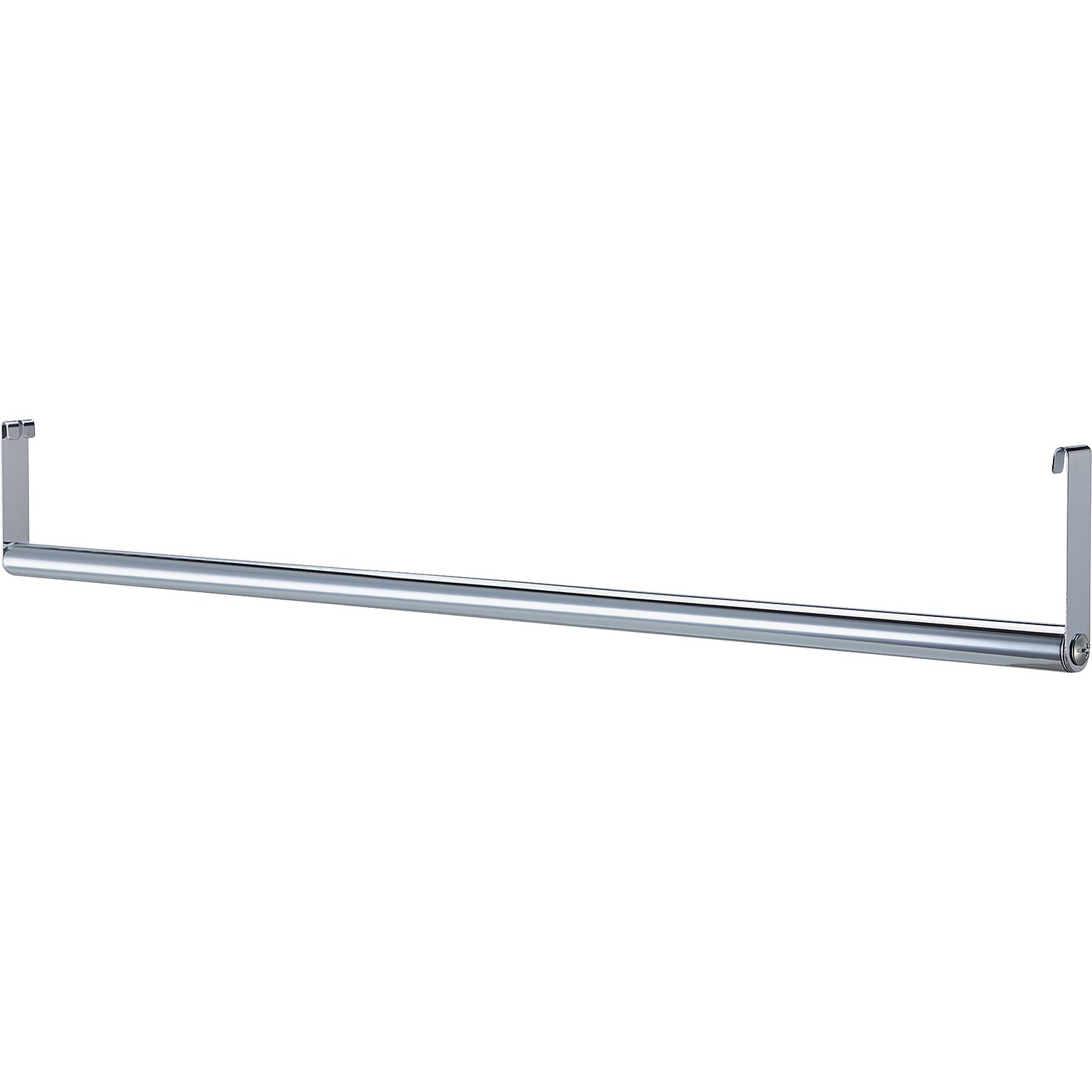 Lorell Industrial 48 Wire Shelving Garment Hanger Bar, Chrome (LLR69876)