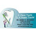 Medical Arts Press® Dental Die-Cut Magnets; 3-1/2x2, A Clean Tooth Is a Happy Tooth!