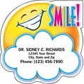 Medical Arts Press® Dental Die-Cut Magnets; 3x3, Sun Behind Cloud, Smile