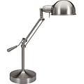 V-LIGHT Full Spectrum Tilt-Arm Metal Desk Lamp, 24H, Brushed Nickel (VS687372BN)
