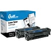 Quill Brand® HP 12 Remanufactured Black Laser Toner Cartridge, Standard Yield, 2/Pack (Q2612A) (Life