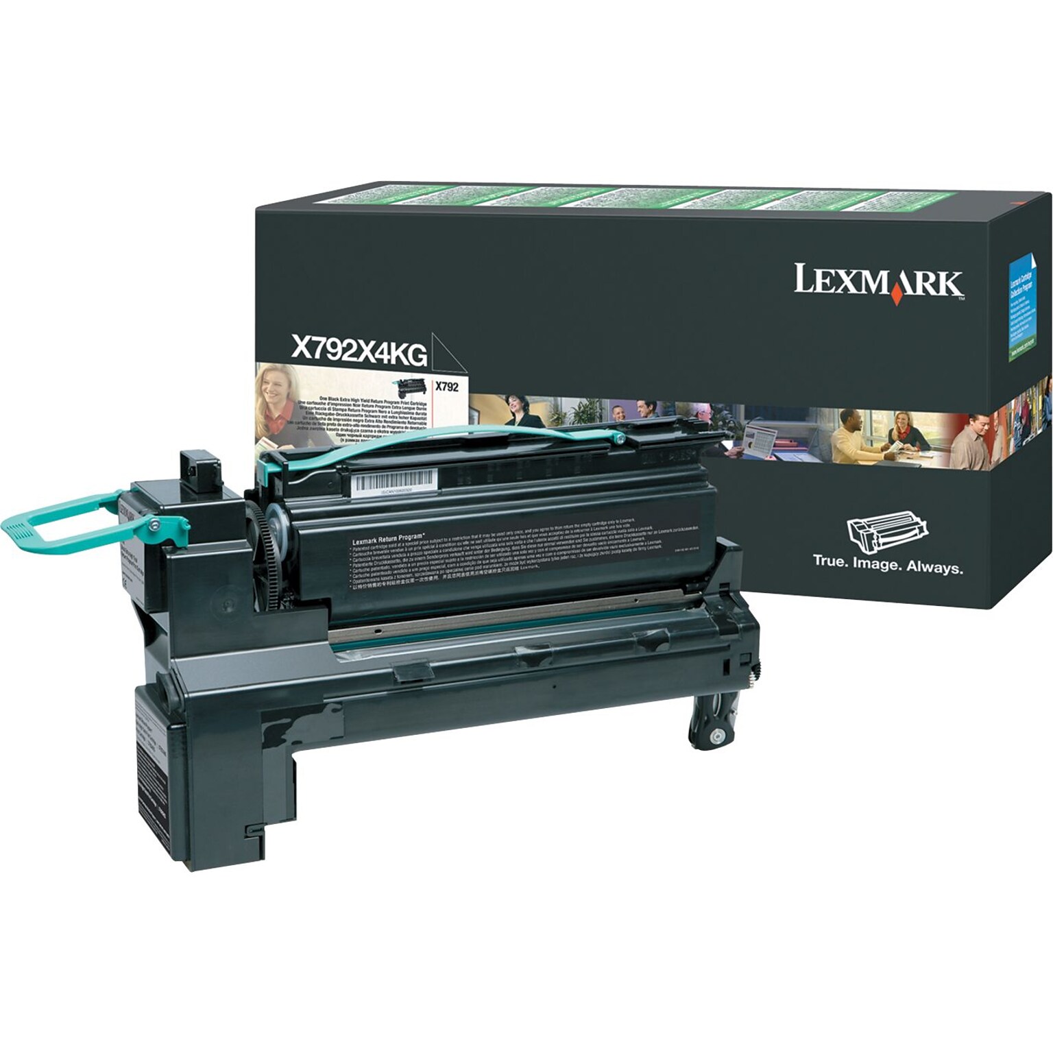 Lexmark X792X4KG Black Extra High Yield Toner Cartridge, Prints Up to 20,000 Pages (LEXX792X4KG)