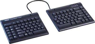 Kinesis Freestyle2 Blue for Multichannel for PC Wireless Keyboard, Black (KB800PB-BT)