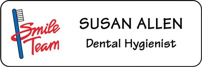 Medical Arts Press® Dental Designer Name Badges; Standard, Toothbrush