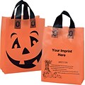 Frosted Shoppers Pumpkin Bag; 13x10x5