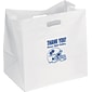 Custom Die Cut Handle Supply Bags; 14x14x10"