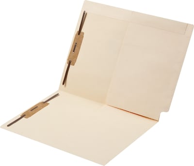 Medical Arts Press® End-Tab Folders with Twin 1/2 Pockets and Fasteners