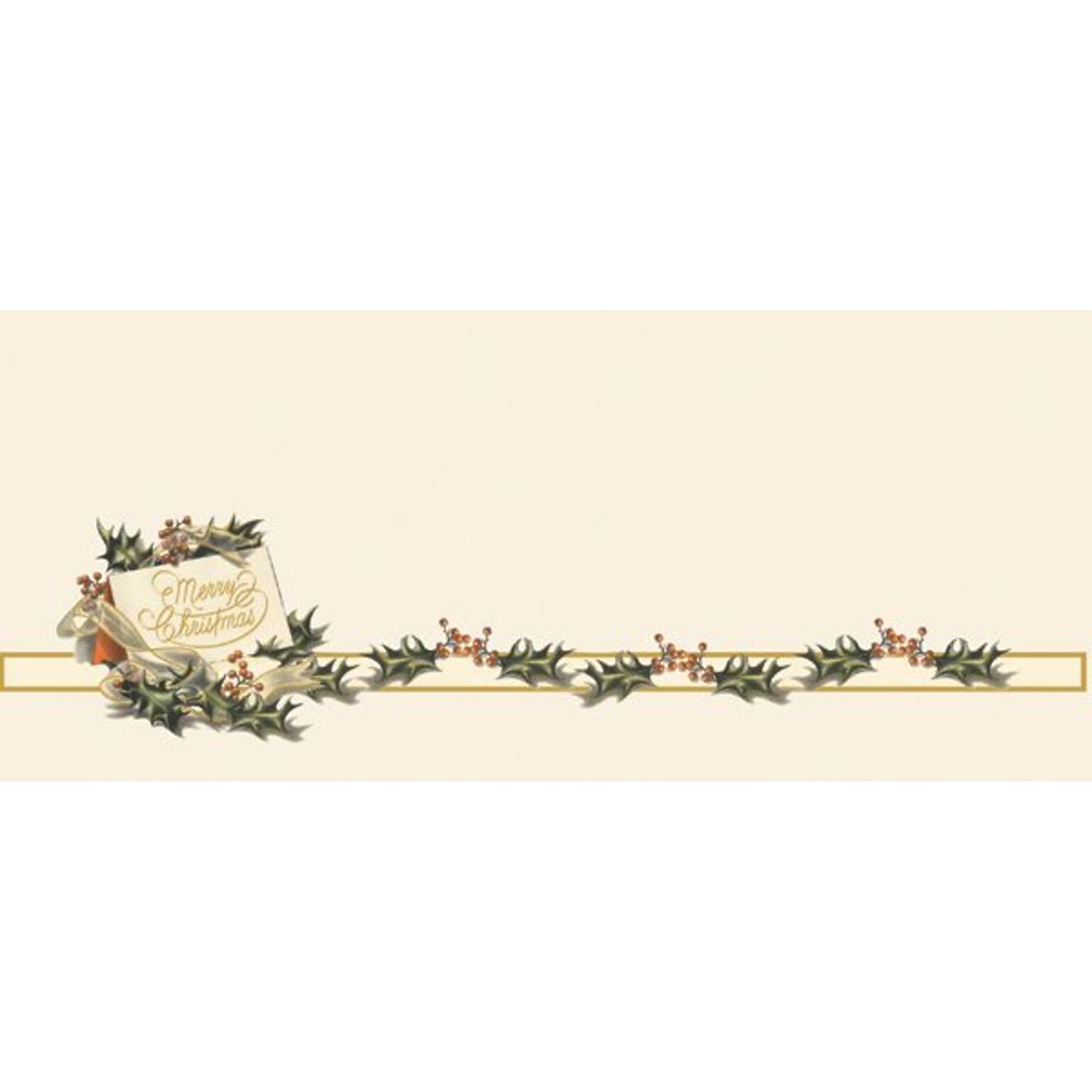 Great Papers® Vintage Christmas #10 Envelope, 40/Pack (2011876)