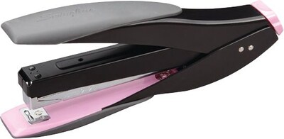 Swingline SmartTouch Reduced Effort Stapler, 25 Sheet Capacity, Pink/Black (66518)