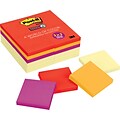 Post-it® Super Sticky Notes, 3 x 3, Marrakesh Collection, 24 Pads/Pack