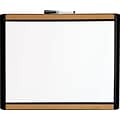 U Brands PINIT Magnetic Dry Erase Whiteboard, 20 x 16, Black Frame (426U00-01)