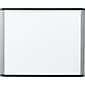 U Brands MOD Magnetic Dry Erase Whiteboard, 20" x 16", Black and Gray Frame (381U00-01)