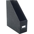 Quill Brand® Cloth Magazine File, Charcoal