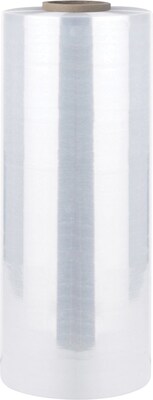 18 x 1500 80 Gauge Cast Stretch Wrap, Clear, 4/Carton (HF203180000)