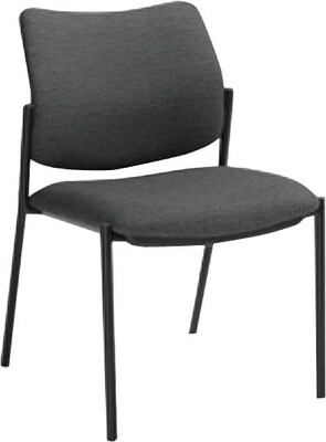 Global Sidero 6901 Polypropylene Guest Chair, Armless, Beach Day (6901BK-UR20)