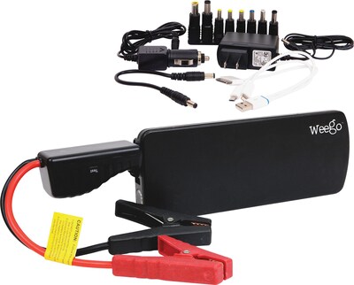 Weego Jump Starter Battery Pack+, USB, 18000 mAh, Black (JS18)
